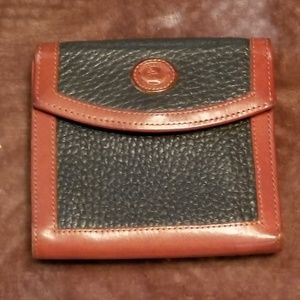 Dooney & Bourke Pebble Trifold Wallet w/ Kiss Lock